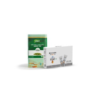 Longjing Green Tea & Black Seed Honey Sachet Combo
